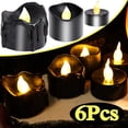 thumbnail image 2 of Luz de Vela Electrónica Led Casa de los Tesoros Color Negro para Decoración de Hogar y Halloween, 2 of 4