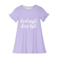 thumbnail image 3 of RXIRUCGD 2025 Vêtements d'Été pour Enfants 3-12 Ans Mode pour Enfants Pyjama Imprimé de Rêve Nuisette Mi-Mollet, 3 of 3