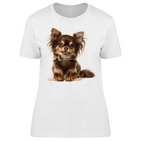 Cute Chihuahua, With A Bow Tie T-Shirt Women -Image by Shutterstock, Female Small