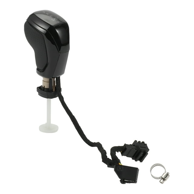 Perilla de cambio de marchas automática Unique Bargains para Skoda Octavia MK3 2013-2019, plástico de cuero sintético negro