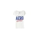 thumbnail image 1 of Aeropostale Womens Block Letter Graphic T-Shirt, Blanco, X-Large Aeropostale Camiseta gráfica, 1 of 1