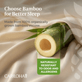 thumbnail image 7 of Aloha Soft by Cariloha Bamboo Viscose Sheets – 4-Piece California King Sheet Set – 16 in Deep Pockets – Buttery Soft Cooling Sheets – Natural, 7 of 7