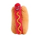 thumbnail image 2 of Leaveforme - Juguete chirriante para perros BB Sounder para aliviar el aburrimiento, comodidad emocional, perrito caliente de peluche, juguete de comida rápida relleno, suministros para perros, 2 of 8