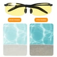 thumbnail image 4 of 1Set Night Glasses For Driving Men Polarized Technology UV Protection, 4 of 8