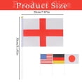 thumbnail image 3 of ERTZAE Japan Hand Held Flag,6pc flags on sticks,yard flags with pole,Hand Held Stick Flags for Patriotic,Parades Parties National Flags,small flag,flags outdoor decorations,sports event flags bulk, 3 of 5