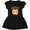 AB-Black, variant on Inktastic Powered by Chicken Nuggets Gift Toddler Girl Dress