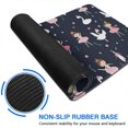 thumbnail image 6 of Long Mouse Pads for Desk,Dark Blue Ballerina Princess Pattern Desk Mats on Top Of Desks, Desk Mouse Pad Extra Large with 3mm Non-Slip Base and Stitched Edge for Gaming,Office,Work,Home 31.5"x15.7", 6 of 6