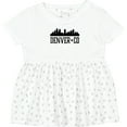 thumbnail image 3 of Inktastic Denver Colorado City Skyline Girls Baby Dress, 3 of 5