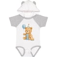 thumbnail image 3 of Inktastic First Birthday Cute Teddy Bear with Balloon Boys or Girls Baby Bodysuit, 3 of 5