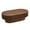 Walnut, variant on Tcbosik Farmhouse Coffee Table, 43.7 inch Cocktail Table, Oval Center Table for Living Room, Walnut