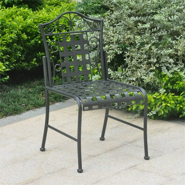 International Caravan Mandalay Patio Dining Side Chair Set Of 2 Com International Caravan Mandalay Patio, International Caravan Patio Chairs