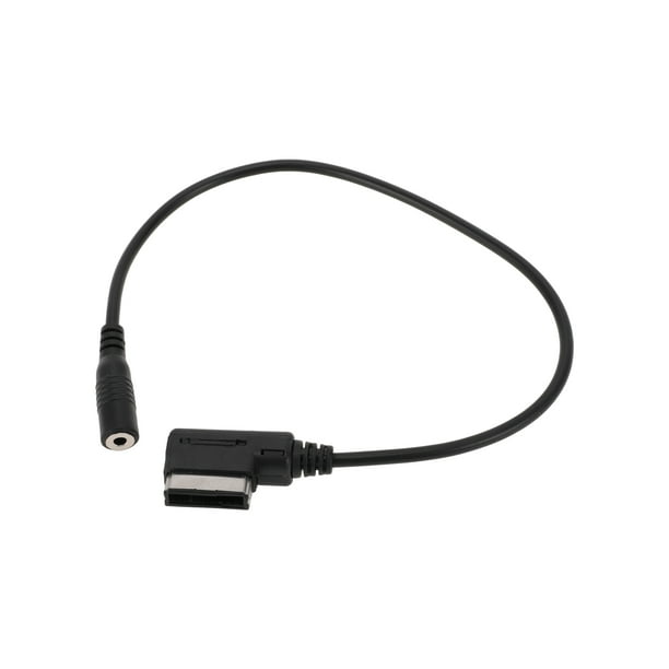 Cable de Adaptador de Audio Aux Único para Mercedes-Benz 2008-2016 con puerto MI, Conveniente para Arnes de Radio Estéreo
