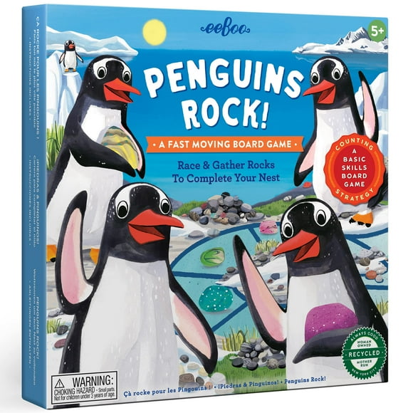 eeBoo Penguins Rock Board Game 1 EA