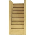 thumbnail image 4 of 9"W x 9"D x 18"H Wide Landon Rough Cedar Woodgrain TimberThane Corbel, Primed Tan, 4 of 6