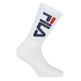 thumbnail image 2 of Fila Unisex Socks Cotton White 9-11,5, 2 of 2