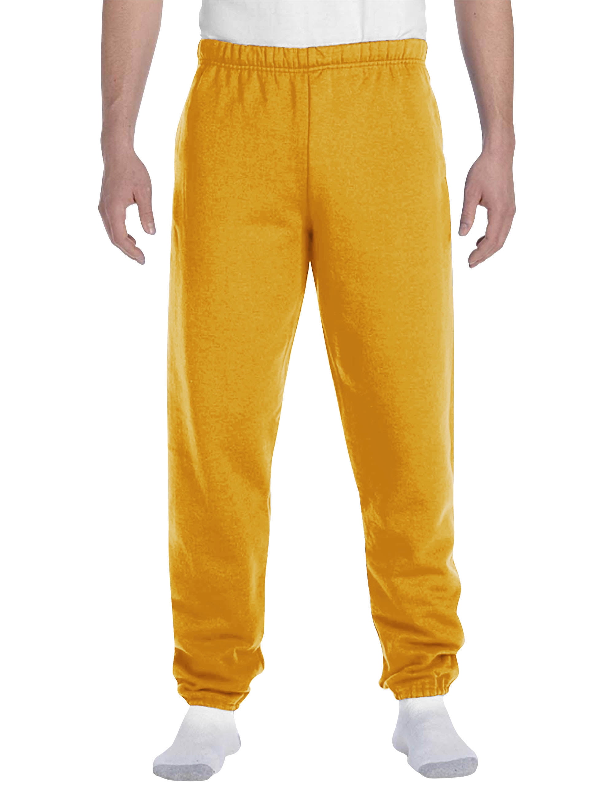 yellow sweatpants
