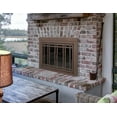 thumbnail image 2 of Pleasant Hearth Aerin Collection Fireplace Glass Door, Burnished Bronze, Large, 2 of 6