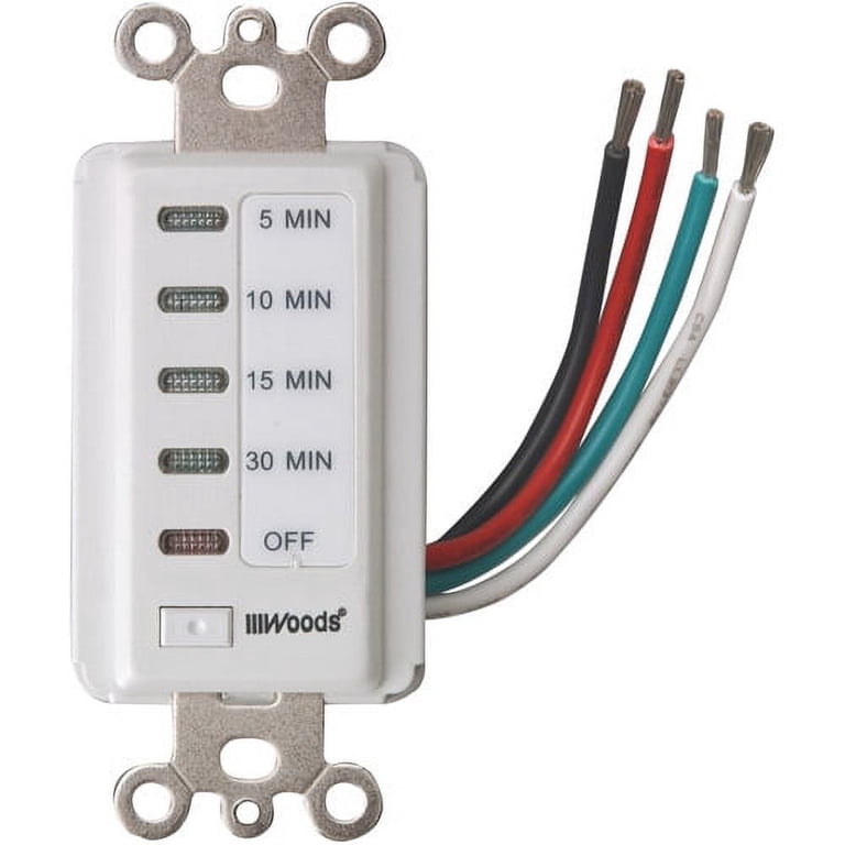 Woods In-Wall Countdown Timer, 5-10-15-30 Minute photo 1