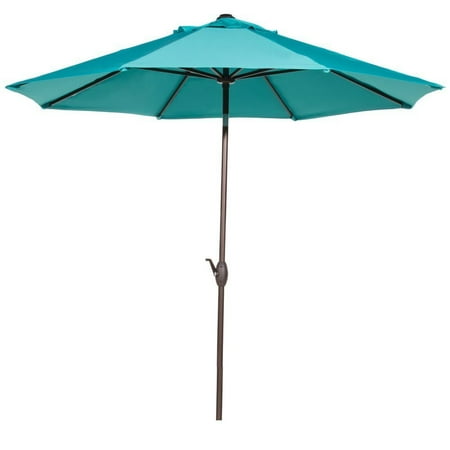 Abba Patio 9 Ft Fade Resistant Sunbrella Fabric Aluminum Garden 9 Ft Aluminum Patio Umbrella With Auto Crank