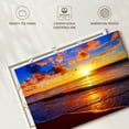 thumbnail image 6 of Elephant Stock Meditative Beach Sunset Wall Art - Horizontal Canvas Wall Art - Living Room Wall Decor - Beach Canvas - Blue And Brown Decor - 12" x 8", 6 of 8