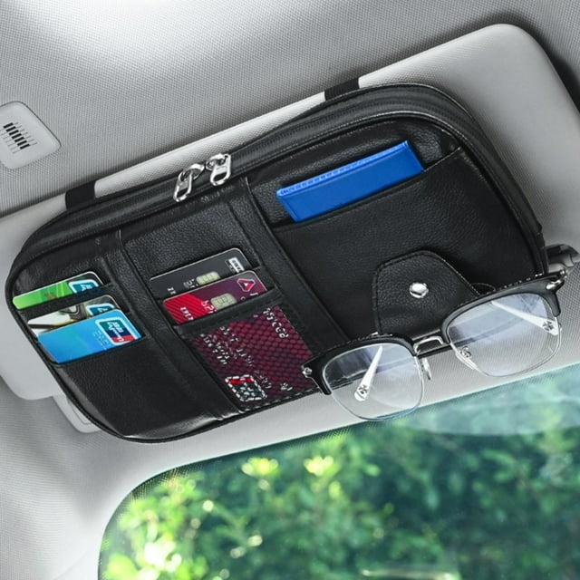 Car Sun Visor Organizer Auto Car Visor Pocket and Interior Accessories