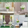thumbnail image 6 of 22'' White Tulips Artificial Flowers 10Pcs Fake Tulips Silk Fake Flowers No, 6 of 6
