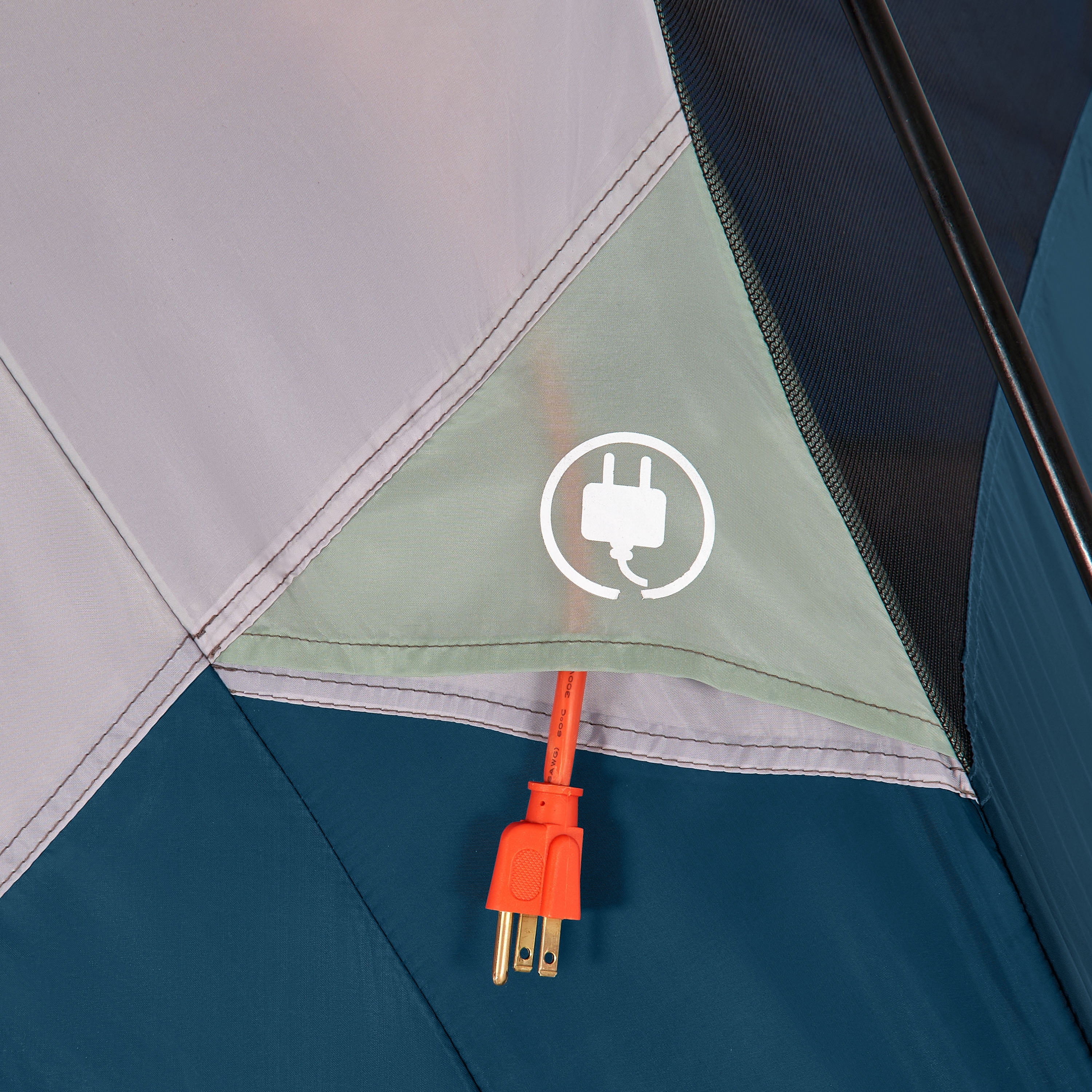 OT 6 Person Dome Tent with Removable Rain Fly and Lantern Loop