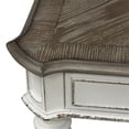 thumbnail image 3 of Liberty Furniture Magnolia Manor Rectangular Cocktail Table with Storage Drawer and Bottom Shelf, White, 3 of 8