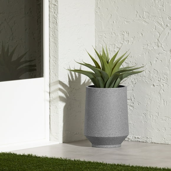 South Shore Dalya Planter, in Mottled Gray