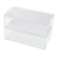 thumbnail image 4 of Pastry Display Case, 2-Tier Countertop Acrylic Dust-Proof Cakes Donuts Cupcakes Bread Display Box, 4 of 7