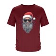 thumbnail image 4 of Tops para hombre, blusas y camisas de manga corta con cuello redondo para hombre, camiseta informal con cuello redondo y estampado para hombre, blusa de manga corta, blusa de poliéster para hombre, 4 of 4