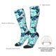 thumbnail image 4 of Balery Blue Floral with Butterflies Calcetines novedosos Calcetines deportivos Calcetines hasta la rodilla Calcetines de algodón Calcetines originales y geniales, 4 of 6