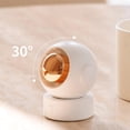 thumbnail image 2 of Mini ventilador Spaceman recargable por USB, 3 velocidades, ajustable, para escritorio, cuello y mano blanco, 2 of 9