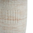 thumbnail image 5 of Christopher Knight Home Elegant 15" Outdoor Lightweight Concrete Round Side Table, Travertine Finish, 5 of 9