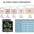 thumbnail image 5 of Just A Boy Who Loves Tractors Flannel Throw Blanket, Lightweight Comfortable Soft & Warm Micro Fleece Bed Couch Living Room Blanket for Kids Adults—All Season X-Small 40x30In ( Toddler ) Pet, 5 of 6