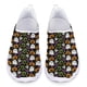 thumbnail image 1 of Zapatillas deportivas ligeras con cordones y resistentes a la suciedad para mujer, con estampado de murciélago y calavera de calabaza espeluznante, para primavera y otoño, regalos de Halloween, 1 of 5