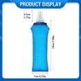thumbnail image 3 of Collapsible Soft Water Bottle， Soft Water Bottle Tpu Flask Foldable Bottles for Hydration Pack for Running Hiking Cycling Climbing, 3 of 8