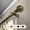 Antique Brass, variant on Central Design 4890-284 0.8125 in. Remi Curtain Rod with 28 to 48 in. Extension, Antique Brass