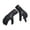 black, variant on 1 Pair Men Women Diving Gloves Anti-skid Anti-scratch Swimming Gloves For Kayak Surfing Snorkeling
