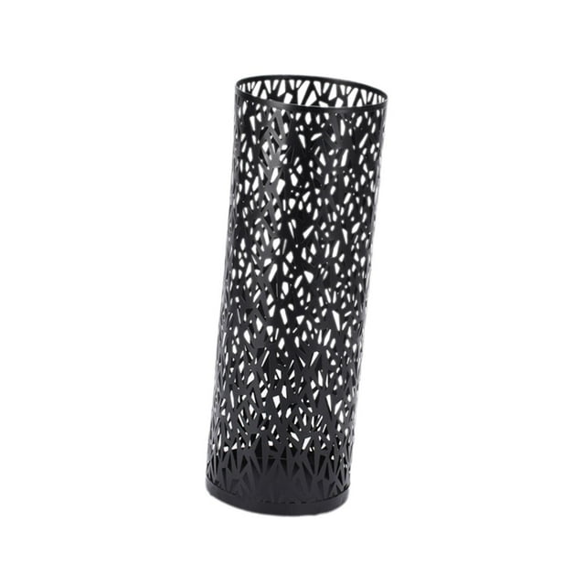 Elodie Umbrella Holder Convenient Storage Bucket Multifunction Rain Water Drip Tray Black Triangle