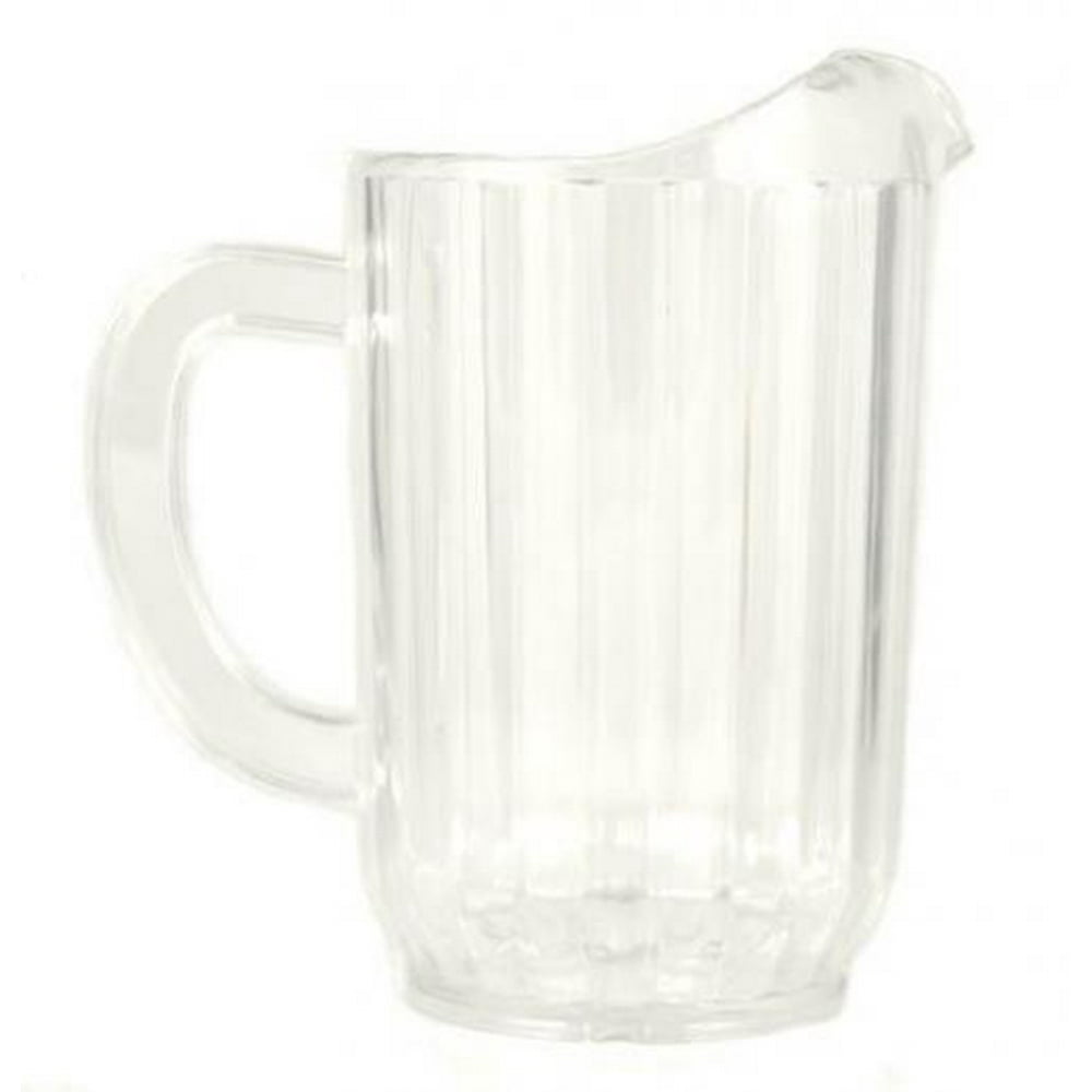 32 Oz Ounce Water Beverage Serving Pitchers, Beer Pitcher, Restaurant Grade HeavyDuty SAN