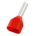 thumbnail image 1 of Nylon Twin Insulated Ferrule, 0.594 in. - Red, 1 of 1