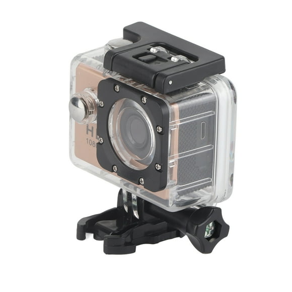 Cámara de Acció Deportiva, Pantalla HD de 2,0 Pulgadas, Resistente al Agua Hasta 30 M, Carga USB, Soporte para Bicicleta, Accesorios para Ciclismo, Videocámara Mini DV