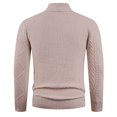 thumbnail image 5 of Lovzfmll Men's Cardigan, Shawl Collar Cable Knit Button Pocket, Casual Long Sleeve Sweater for Men, L, 5 of 5