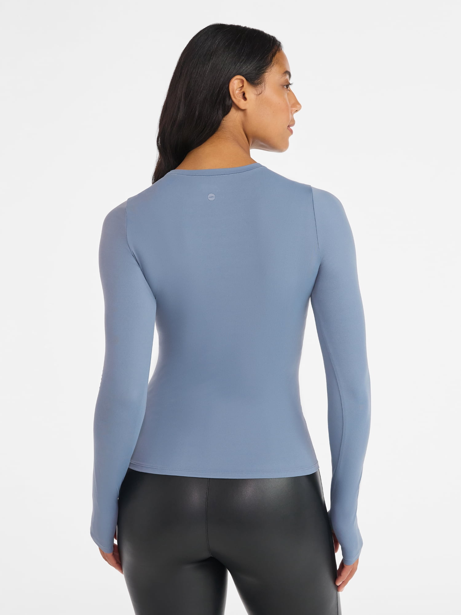 Avia Women's and Women’s Plus SoftSculpt Tee with Long Sleeves, Sizes XS-4X