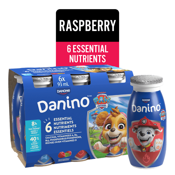 Danino Yogourt à boire pour enfants, Framboise, Pat' Patrouille