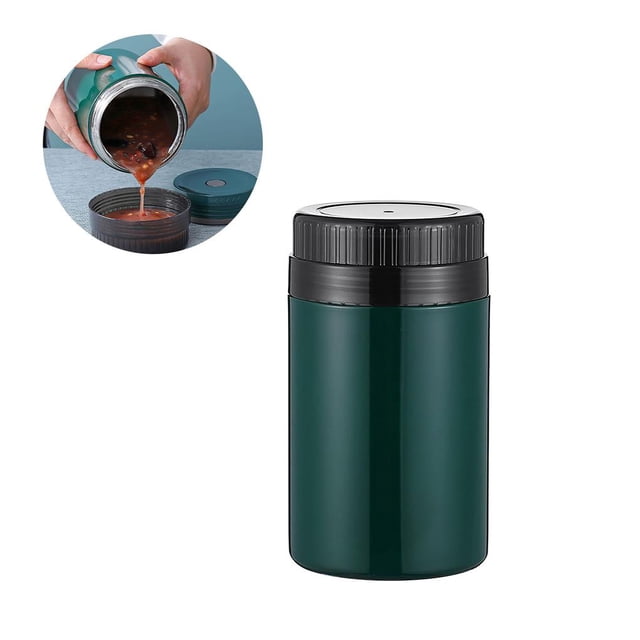 Fiambrera Térmica De Gran Capacidad, Frascos De Botella Al Vacío A Prueba De Fugas, Frascos De Vacío De Acero Inoxidable, Tarro Térmico Para Comida Saludable, Olla Para Cocina Scienceny HA016539-00