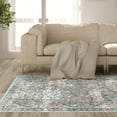thumbnail image 6 of Ashton woods Abbinlyn 2'2" x 7'6" Cream Oriental Polypropylene Indoor Runner, 6 of 6
