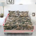 thumbnail image 6 of Pzuqiu Camo Hunting 3 Piece Bed Sheet Set with 2 Pillowcases,Easy Care,Breathable Wrinkle Resistant,Twin Size Elastic Deep Pocket Bedding Set, for Hunting Lodge Bedroom Decor, 6 of 7