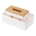 thumbnail image 1 of Dispensador de pañuelos faciales rectangular multifuncional para comedor, cocina, dormitorio, tocador, decoración del hogar, 1 of 4